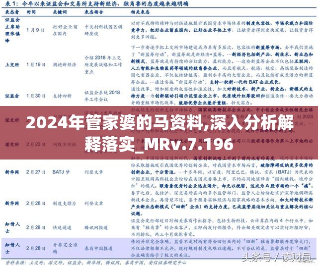 2024年管家婆的马资料,高速响应策略_纪念版31.774